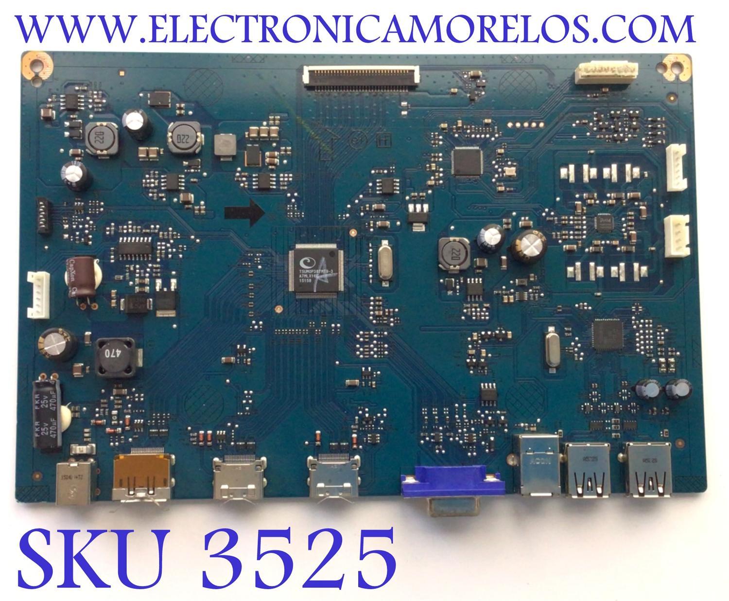 MAIN PARA MONITOR DELL / NUMERO DE PARTE 5E2B901001 / 1470309 / MODELO UZ2715HB